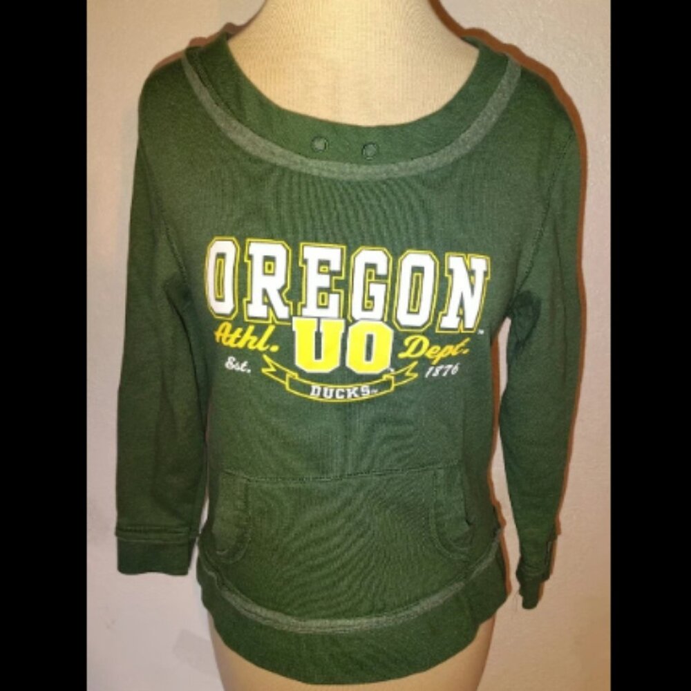 Rivalry Threads 91 Oregon Ducks Youth XL Sweatshirt Size 14/16 Cotton Polyester